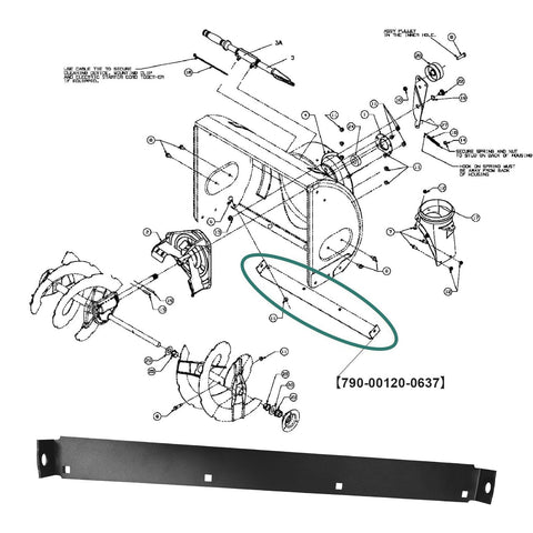 RKJFHIUR 24-inch shave plate installation guide image showing replacement steps