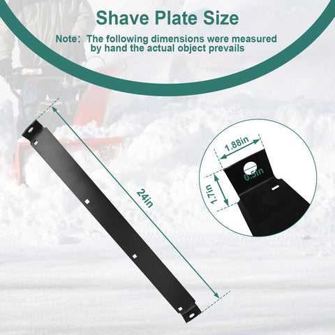 RKJFHIUR Cub Cadet and MTD compatible shave plate fits popular snow blowers