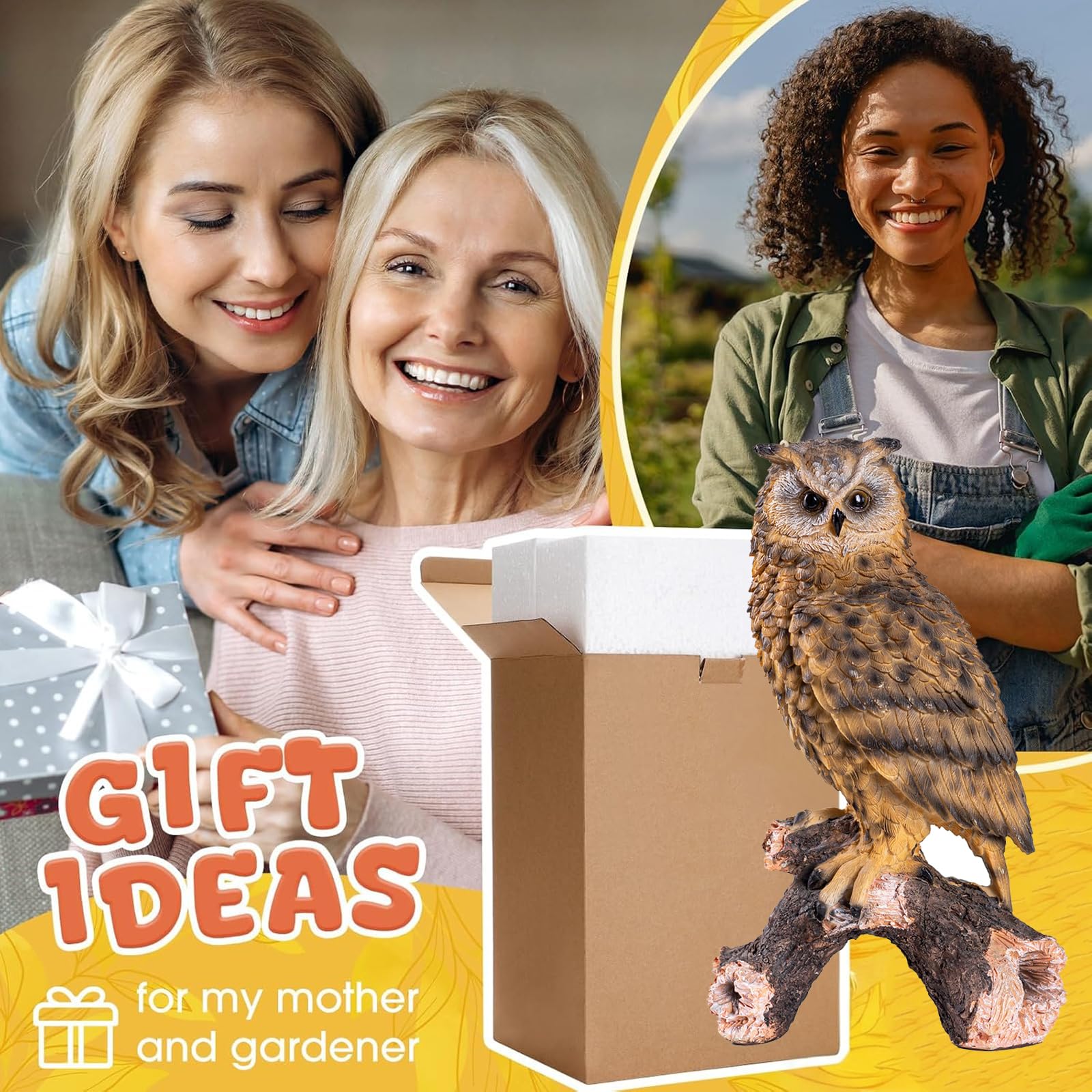 RKGOMDMU owl decor makes a thoughtful housewarming gift