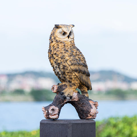 RKGOMDMU owl lawn ornament suitable for porches and lawns