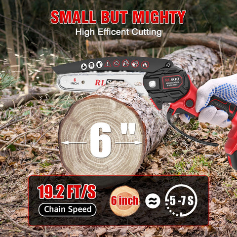 RLSOO three replacement chains included for versatile cuts.