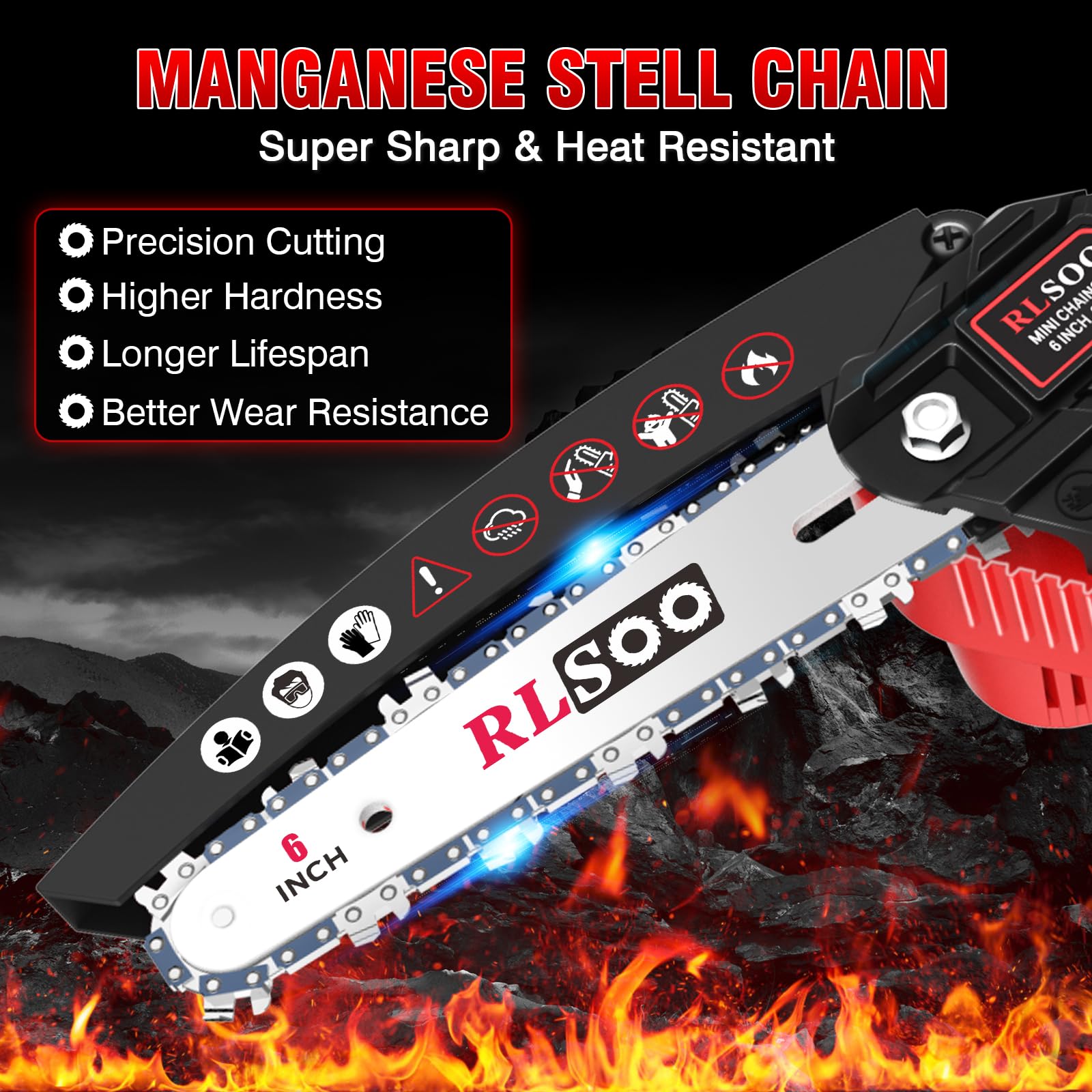 RLSOO safety switch usable by both hands for control.