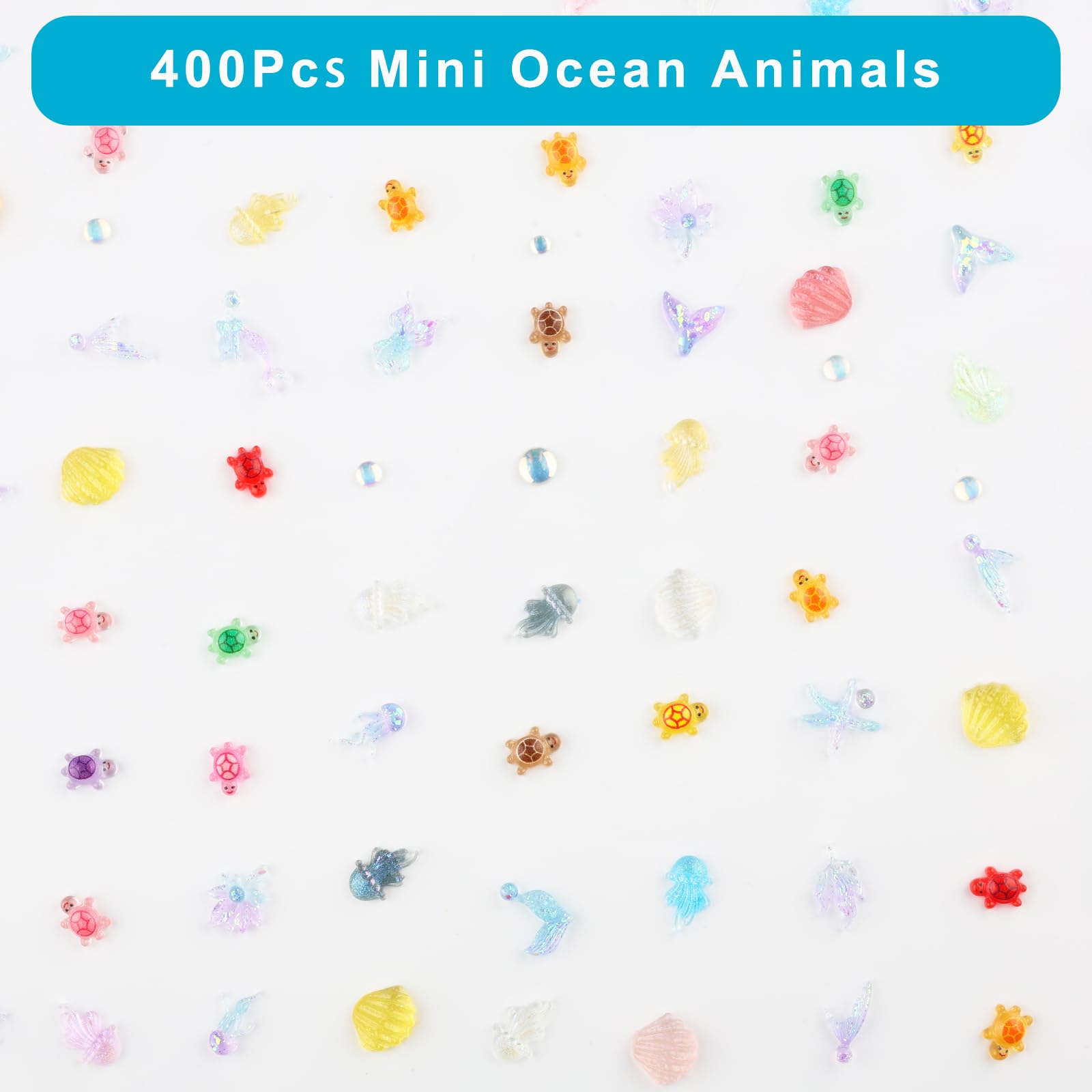 Rlynng ocean resin animals variety collection for education and play