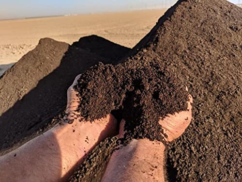 R&amp;M Organics compost mixed with soil boosts nutrient availability for planting.