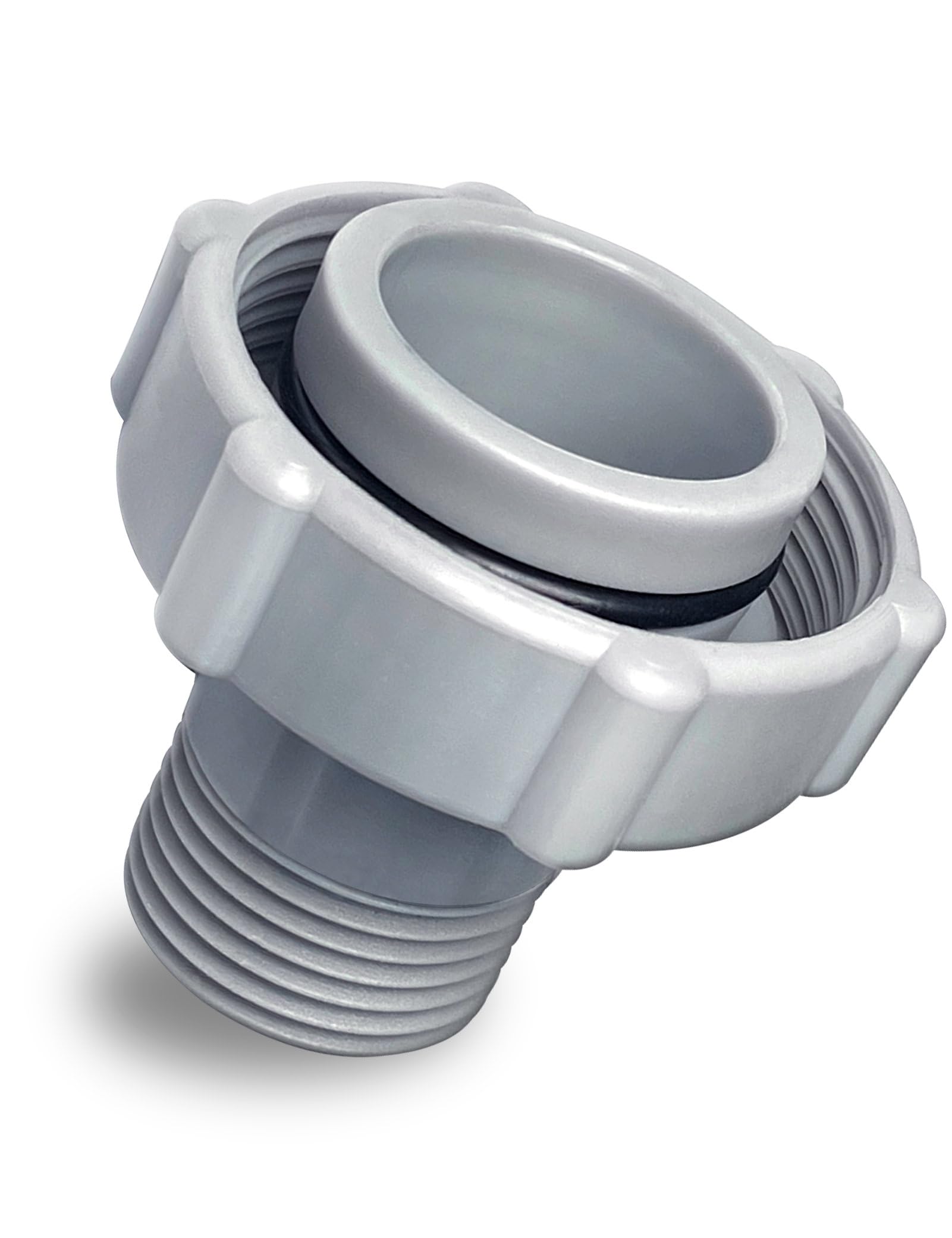 RM Romansk pool drain fitting bottom connection for Coleman pools shows easy drainage setup