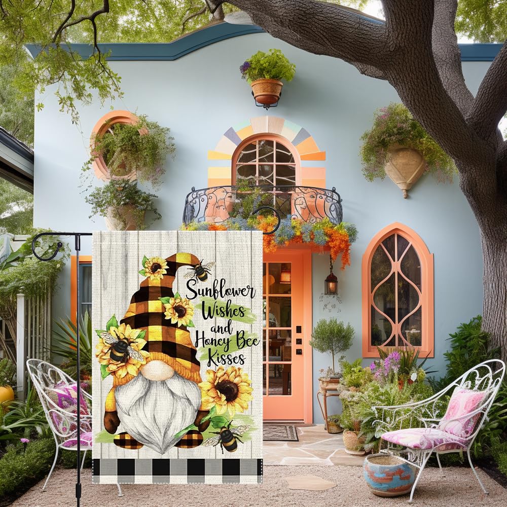RMXJKIIU buffalo plaid garden flag design brightens porches and gardens