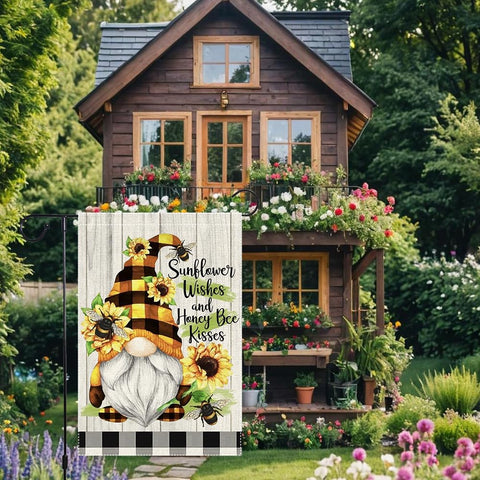 RMXJKIIU double-sided garden flag stays visible from both sides