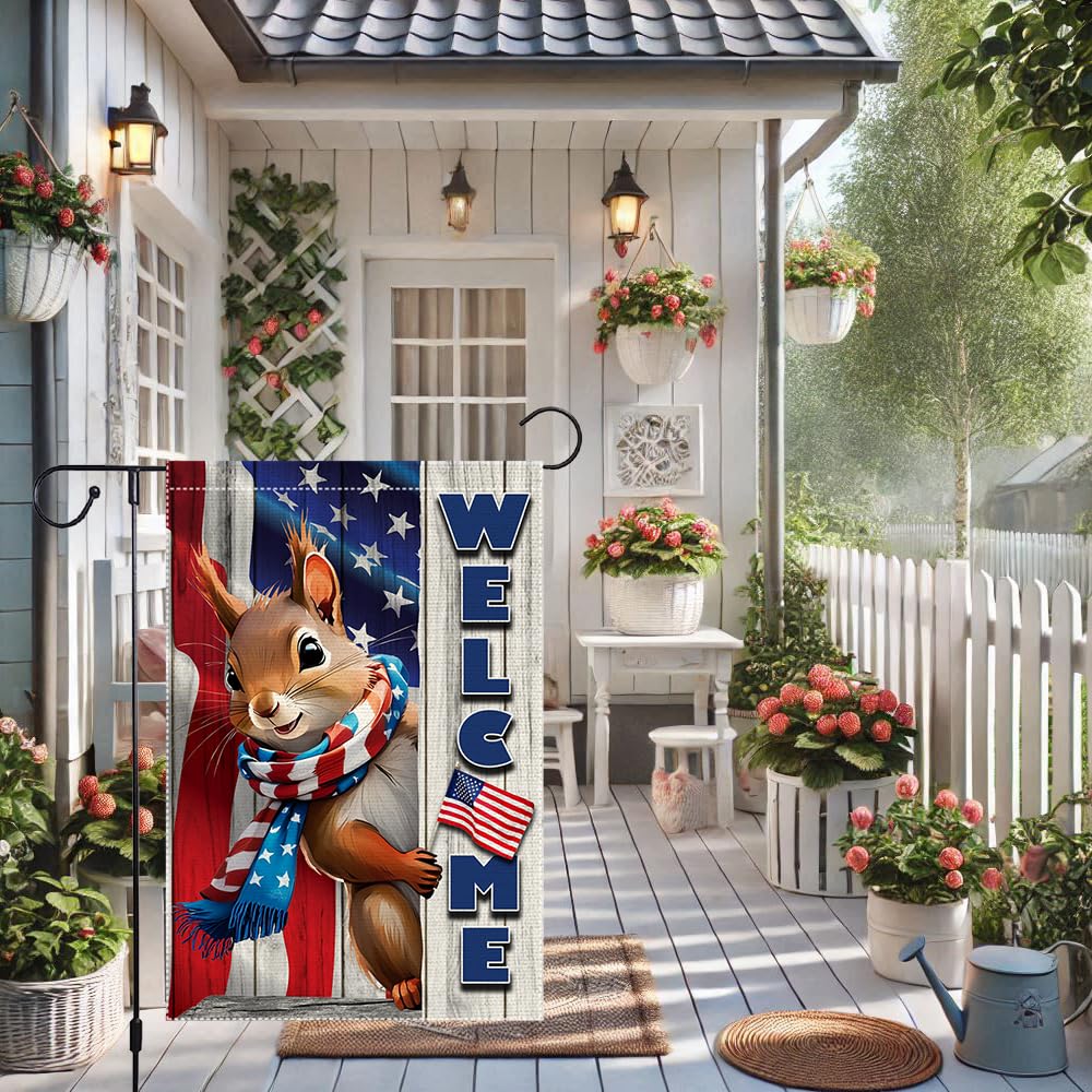 RMXJKIIU festival decor garden flag suitable for outdoor celebrations