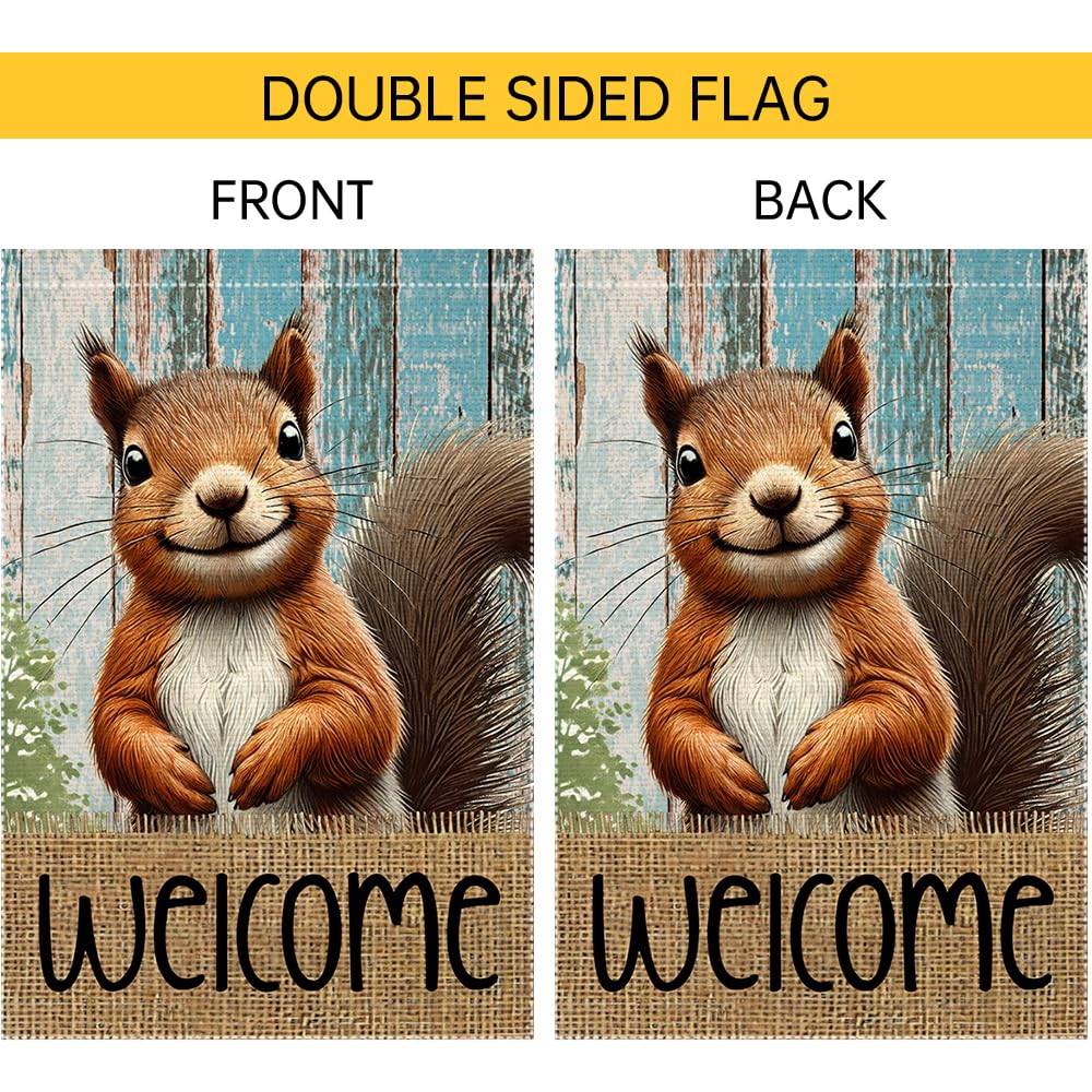RMXJKIIU garden flag on standard stand for quick outdoor decoration