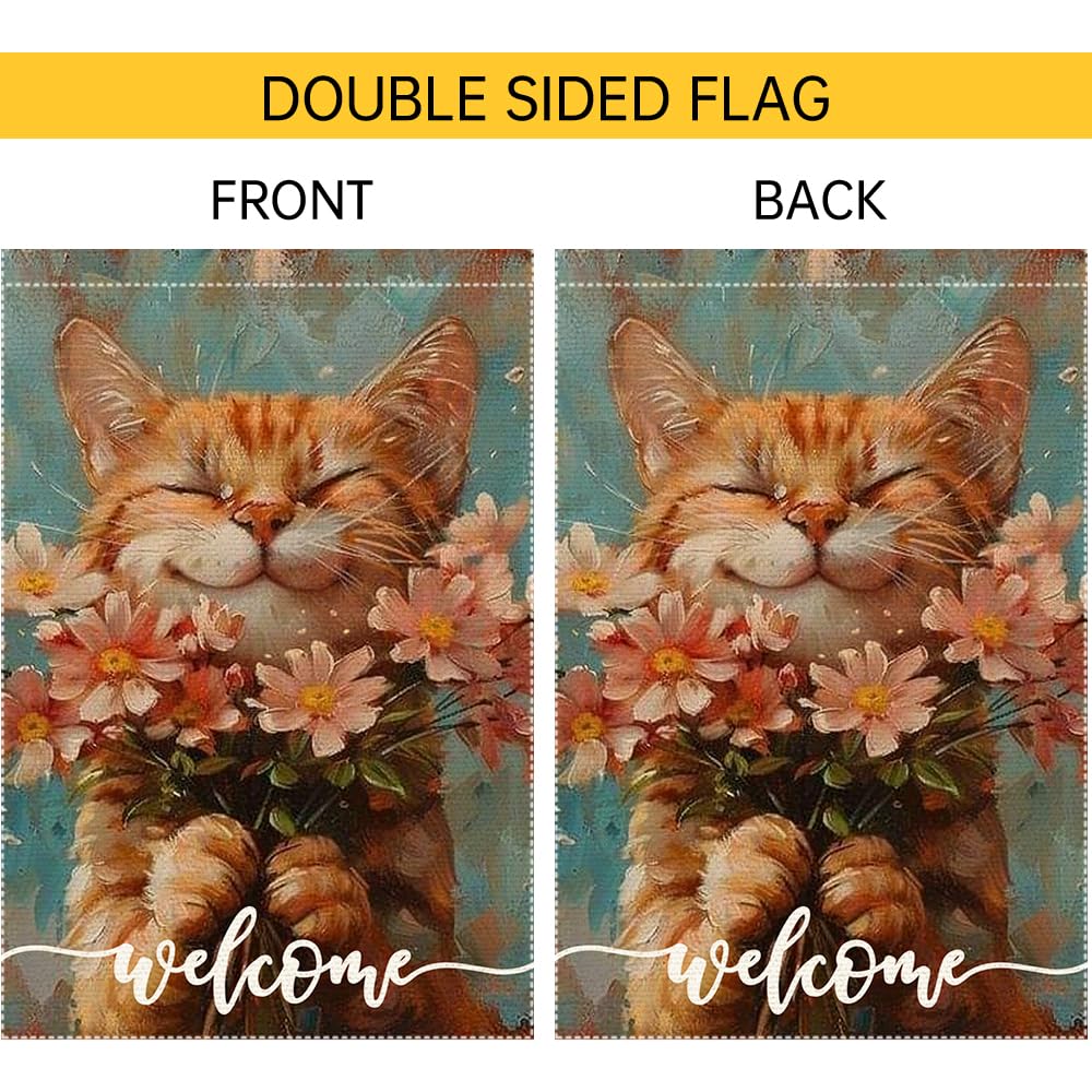 RMXJKIIU Garden flag compatible with common stands for quick decoration