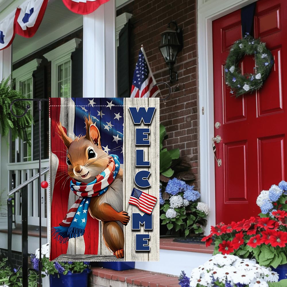 RMXJKIIU washable garden flag for long-lasting patriotic decor