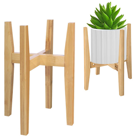 Rnined plant stand indoor display for pots, supports 8–12 inch pots securely.