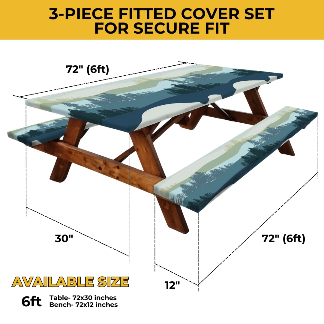 RNOONY bench covers 72x12 blue protect benches