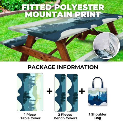 RNOONY waterproof inner layer protects tables from spills