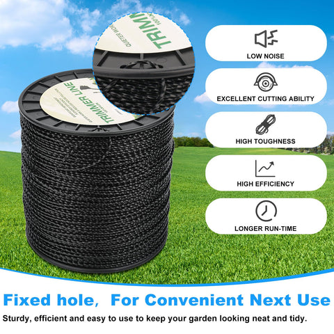 RO6G 1722 ft spool supports long trimming sessions.