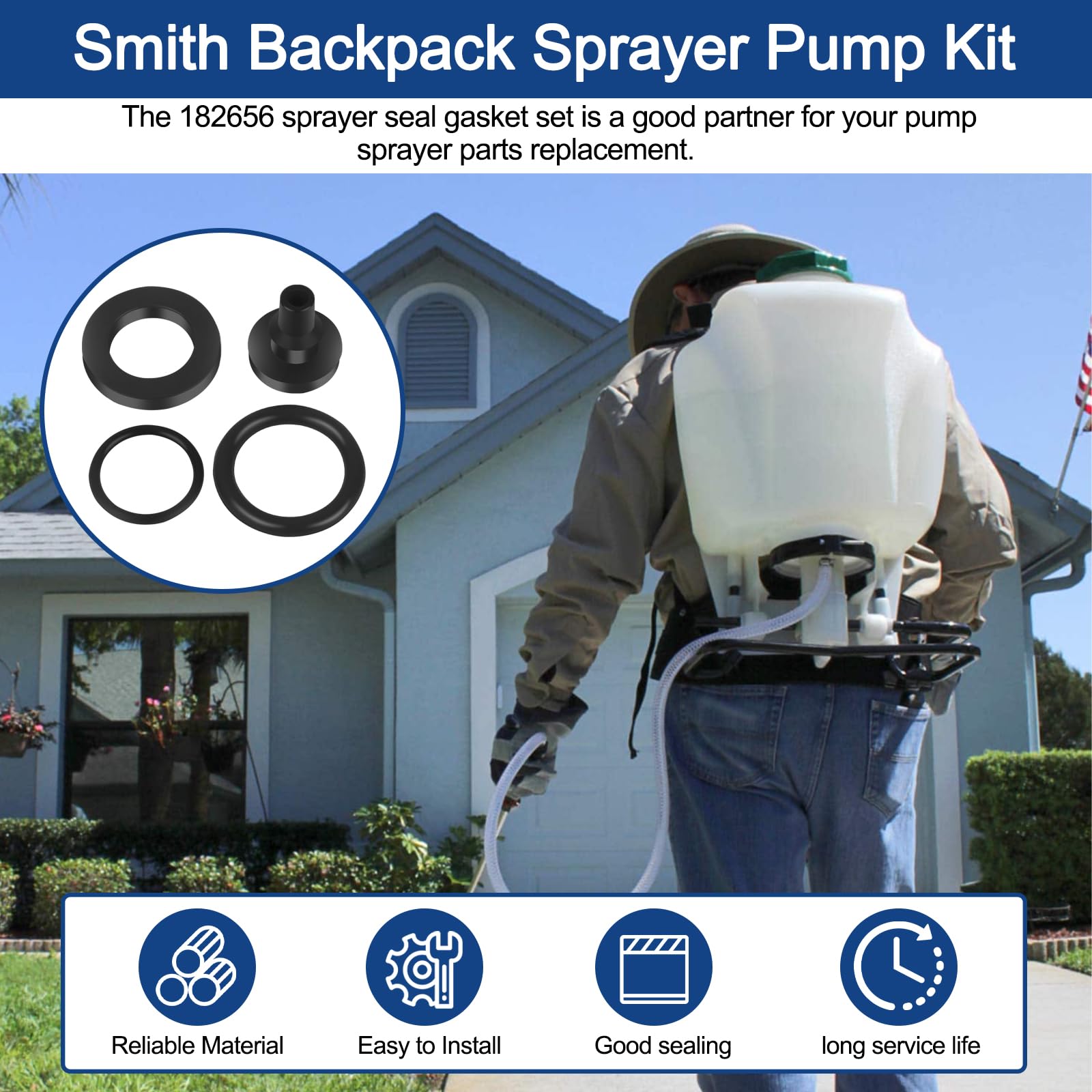 RO6G 182656 grommet and seals focus on tight, water proof backpack sprayer seals