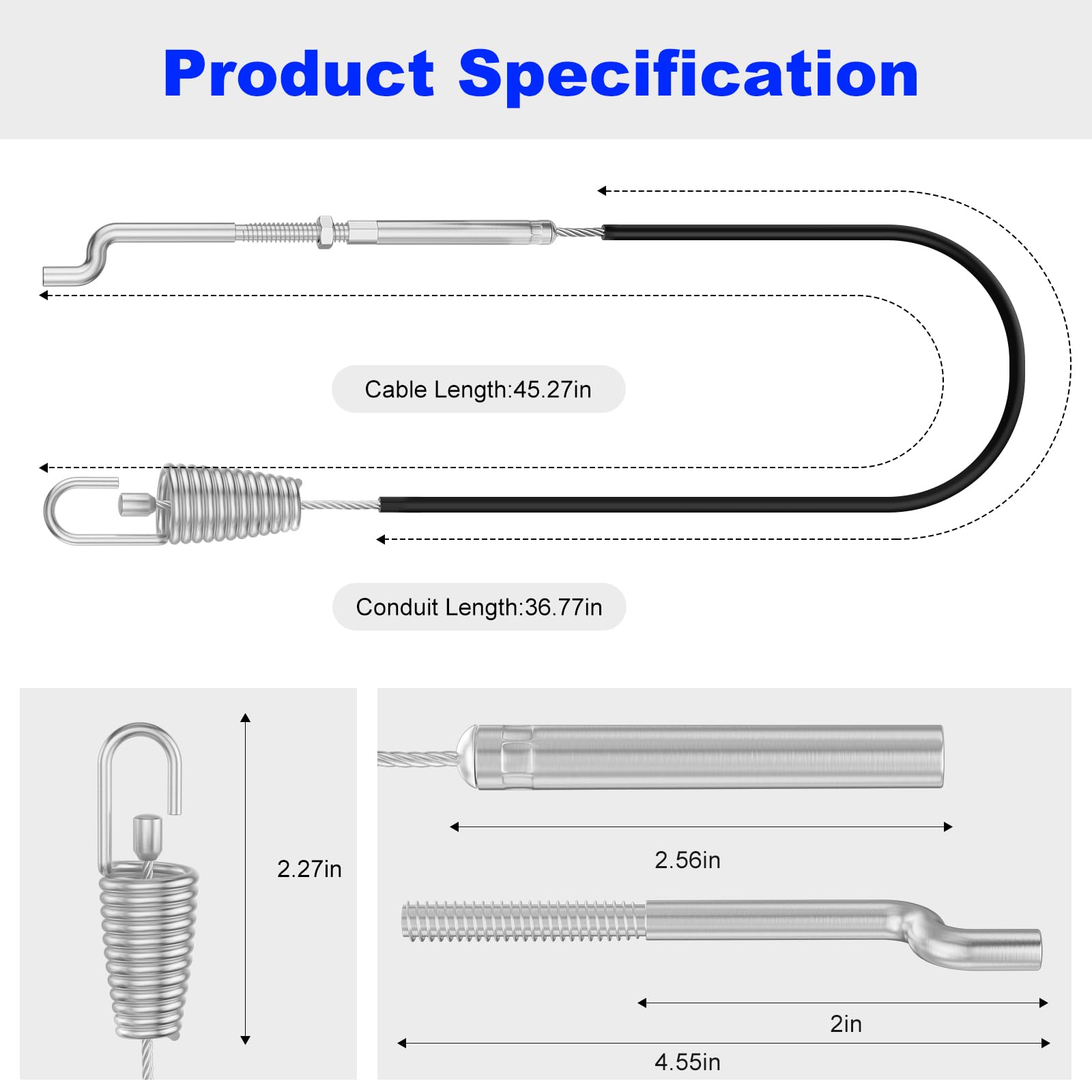 Durable material close-up for RO6G auger cable