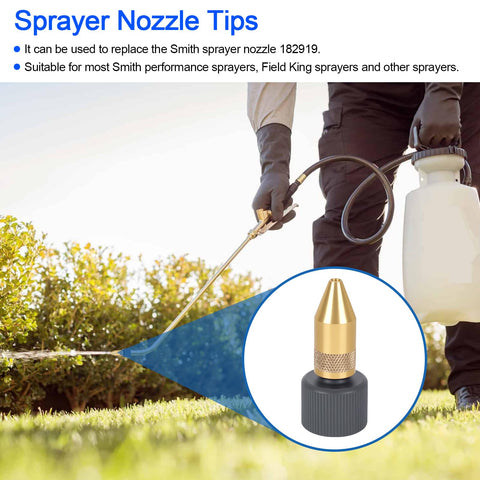 RO6G 182919 built-in gasket nozzle tip reducing leaks during use.