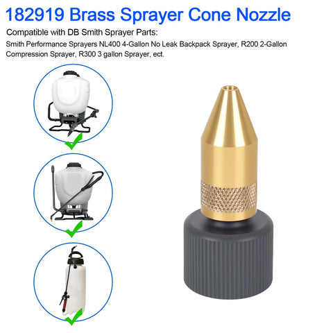 RO6G durable brass body nozzle designed for outdoor spraying tasks.