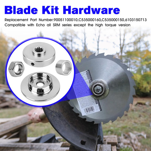 RO6G stainless-steel blade adapter kit offers durable construction for long term garden use