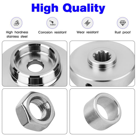 RO6G blade hardware kit with mounting plates and shaft adapters for versatile fitting