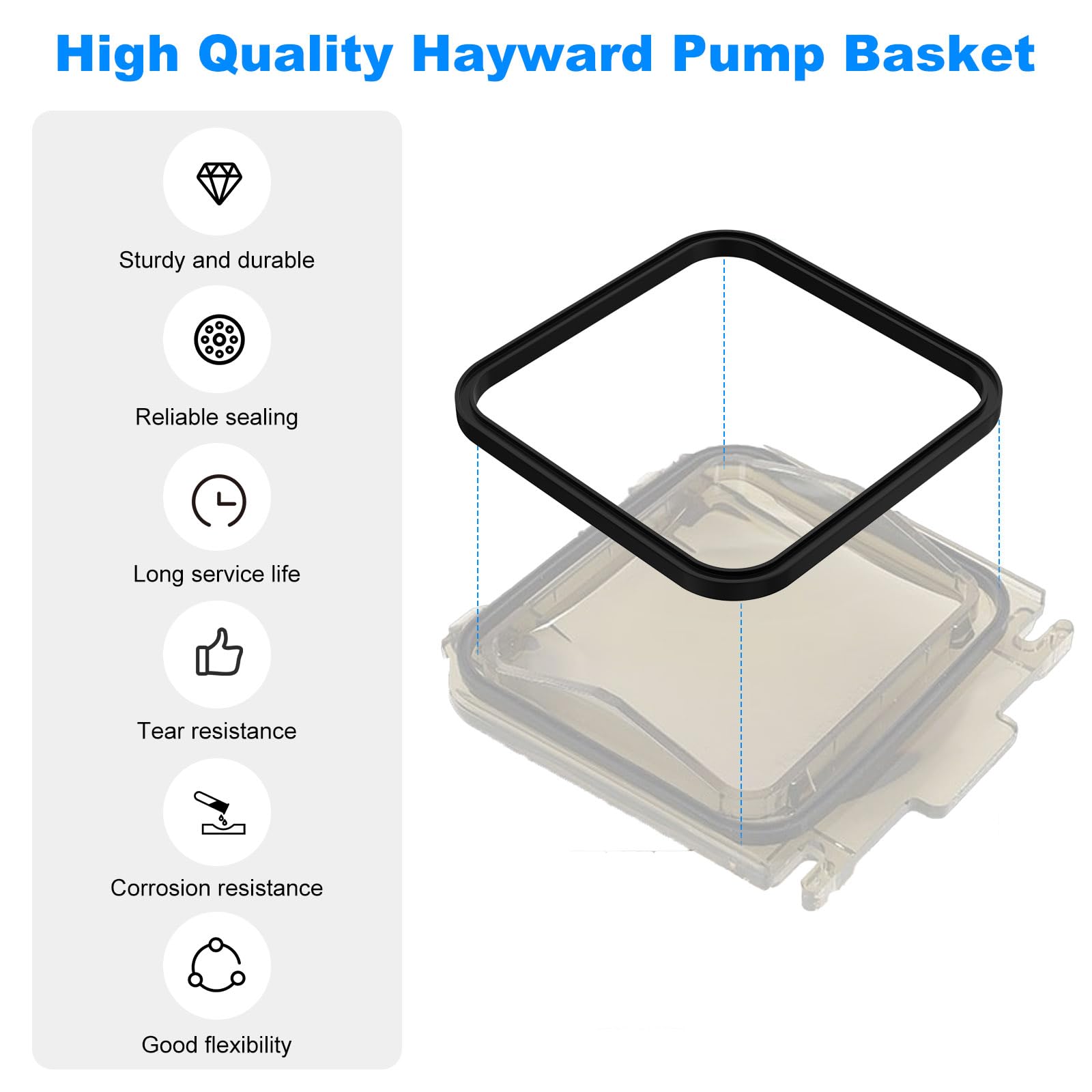 RO6G corrosion-resistant material for lasting performance in pool systems.