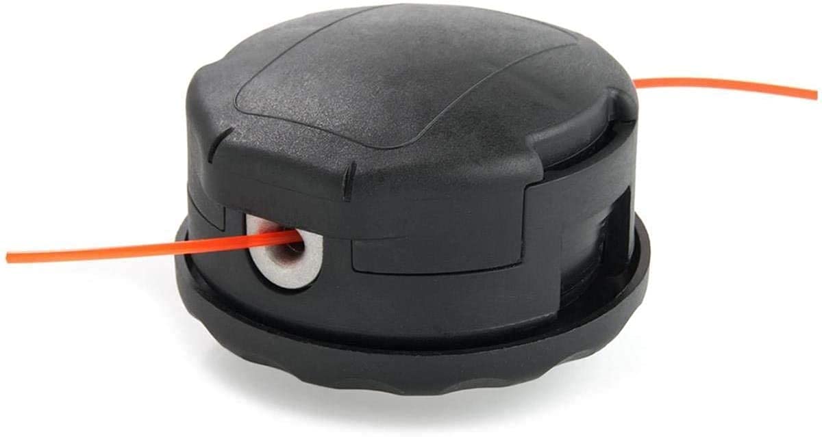 RO6G Echo SRM-225 Speed-Feed 400 head side view for efficient line feeding