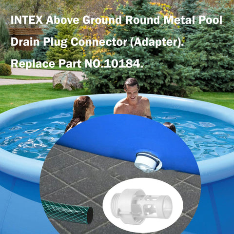 RO6G garden hose connection allows directing drained water to preferred location.