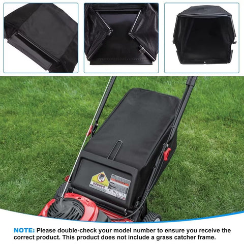 RO6G grass bag catchment opening eases emptying without spills