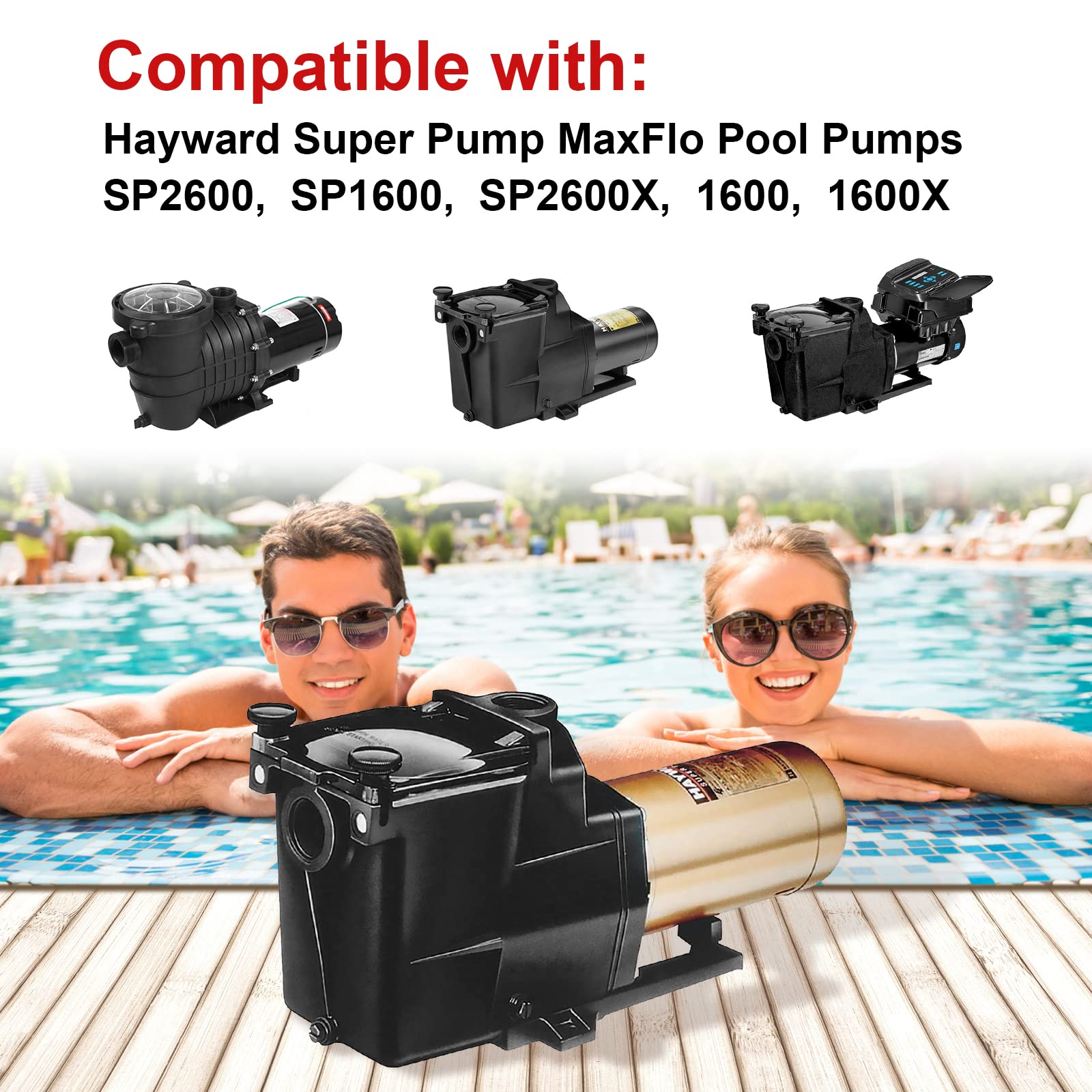 RO6G Hayward seal kit components spread for SP2600 SP1600 compatibility