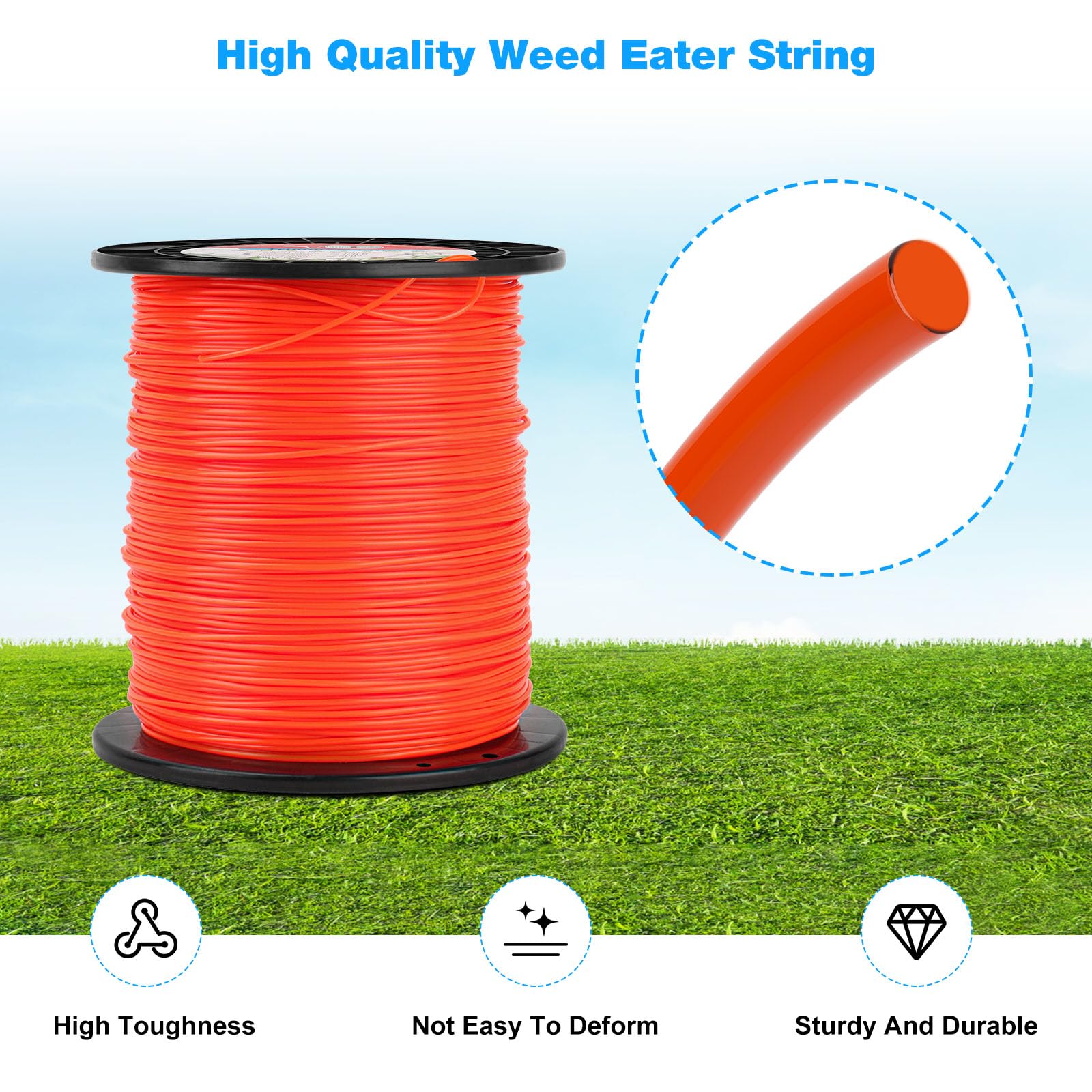 RO6G Husqvarna-128LD compatible line for versatile yard care.