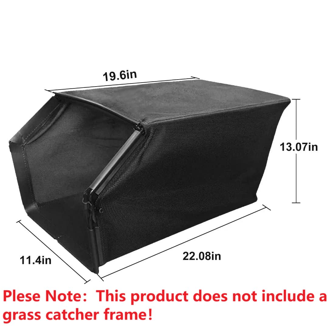 RO6G lawnmower grass bag on mower enables mess-free grass collection