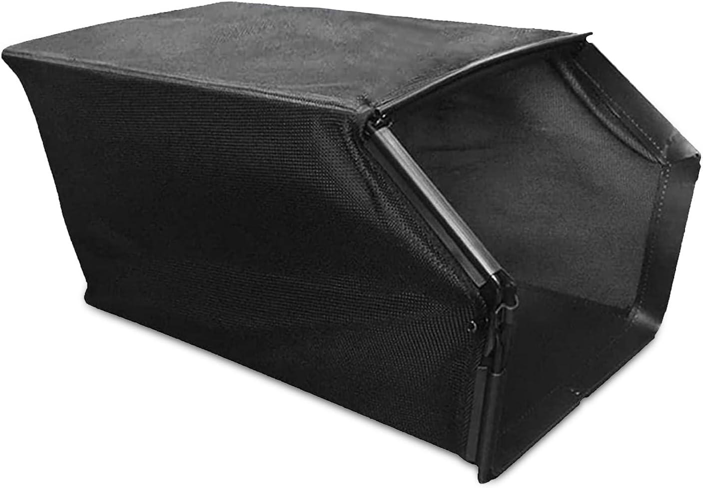 RO6G lawnmower grass bag assembled for quick yard cleanup and compatibility