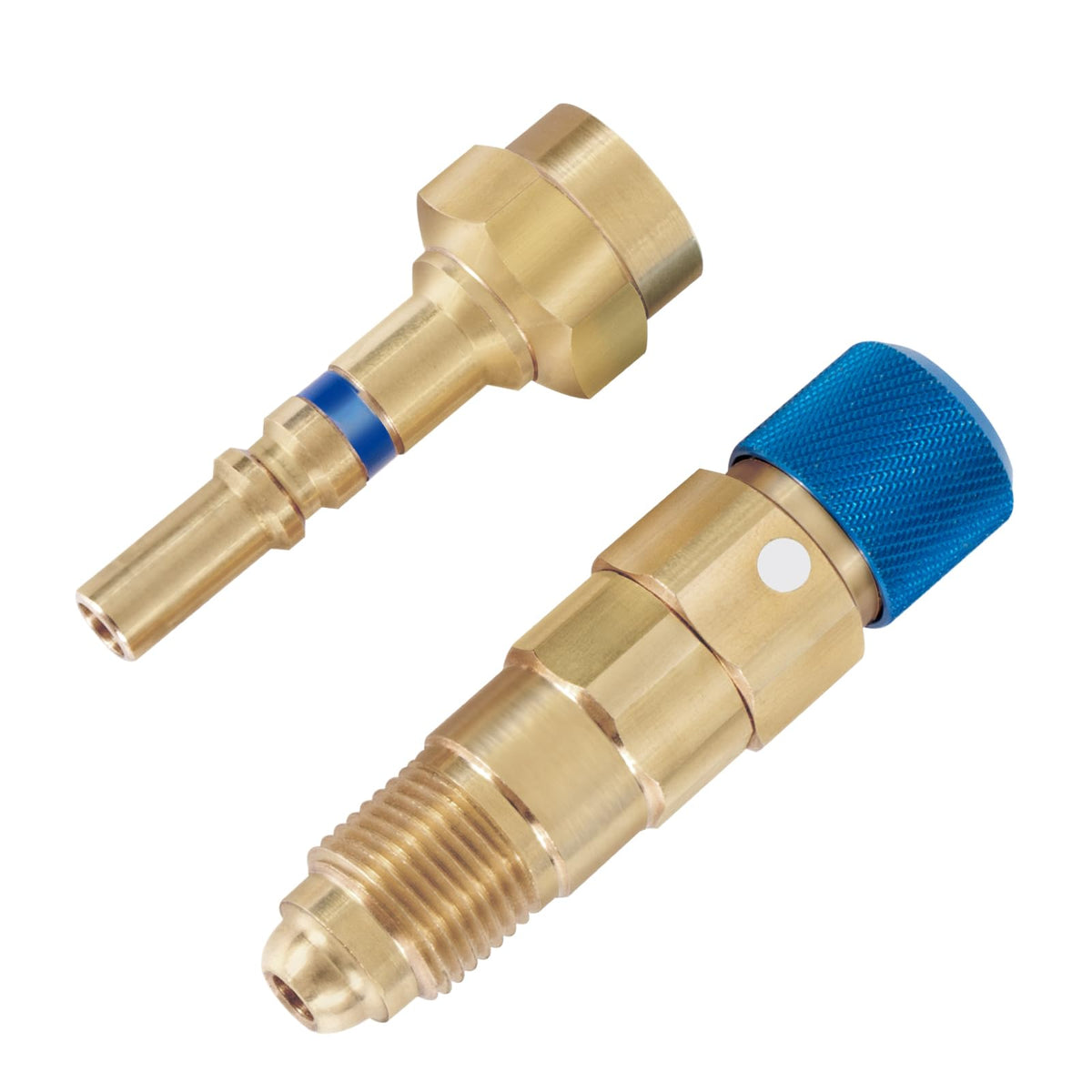 RO6G QDB33 argon hose quick connect with brass body for a tight gas seal