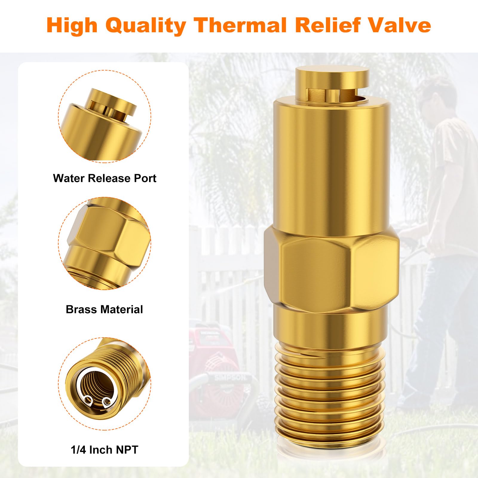 RO6G Simpson-compatible valve ensures safer operation by relief of excess heat.