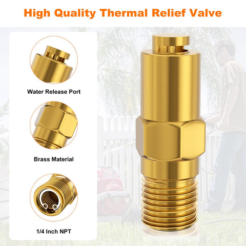RO6G Simpson-compatible valve ensures safer operation by relief of excess heat.