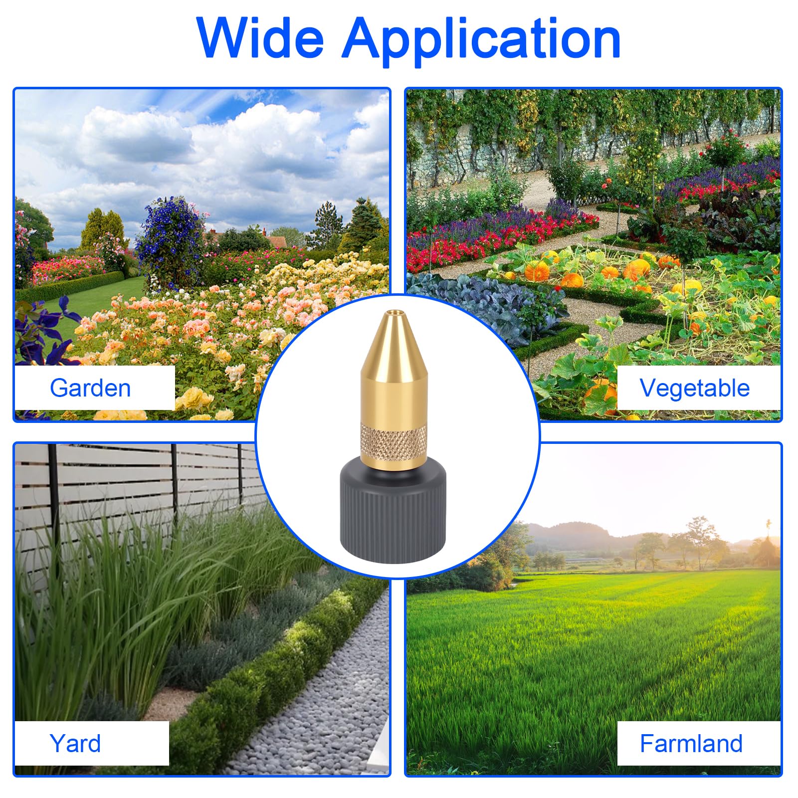 RO6G nozzle in use for patio cleaning and garden maintenance.