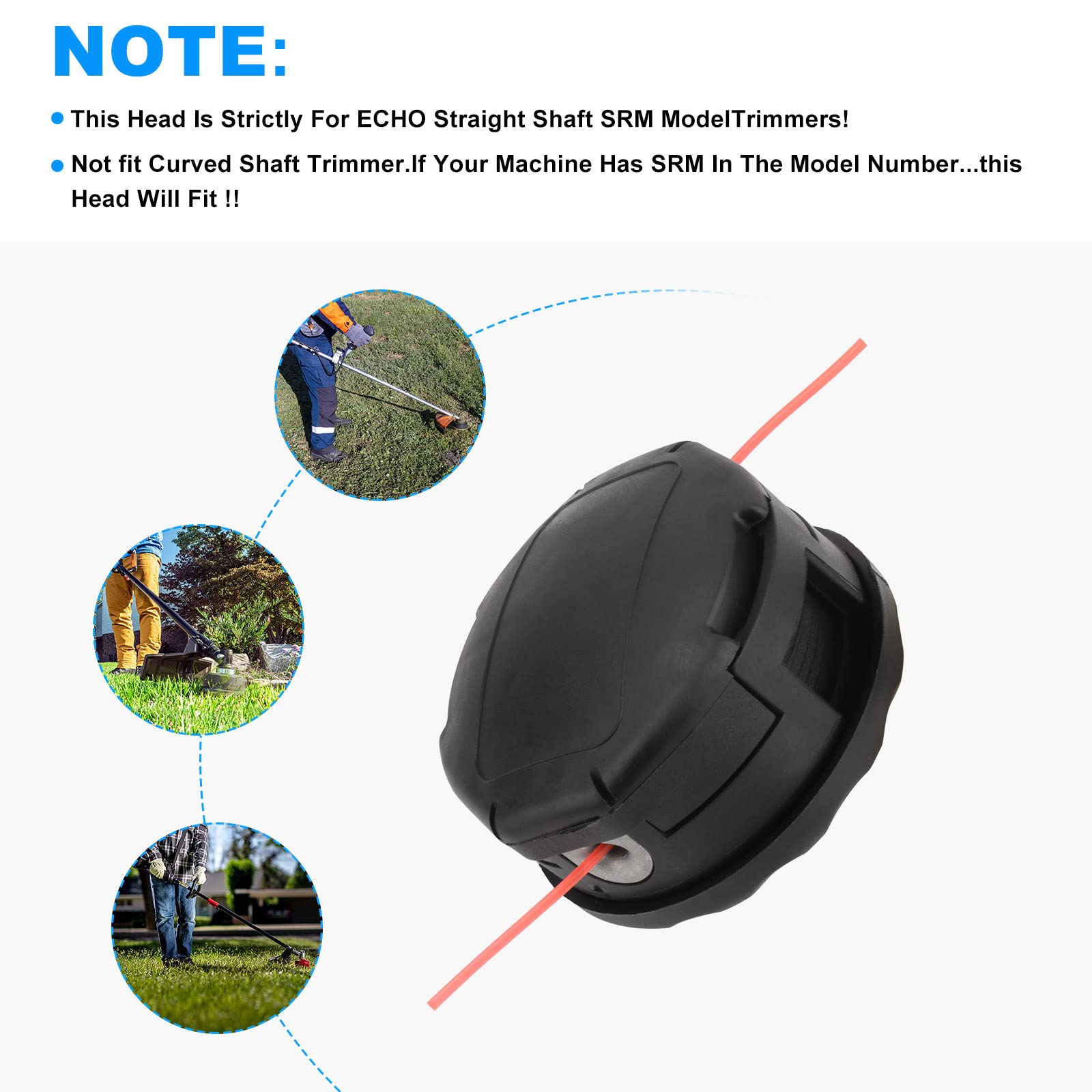 Easy installation of RO6G SRM-225 head with secure fit.