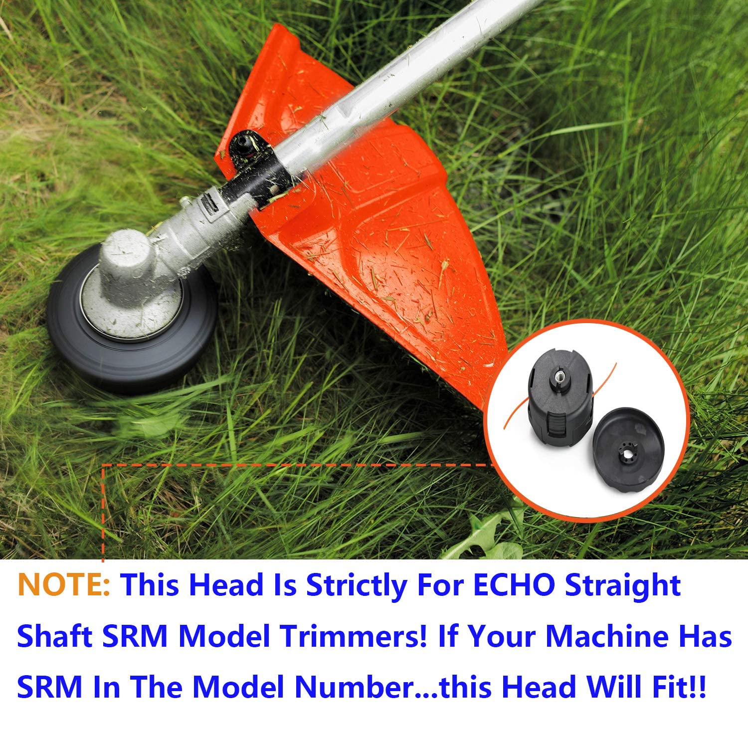 RO6G straight shaft fit ensures reliable compatibility with Echo SRM