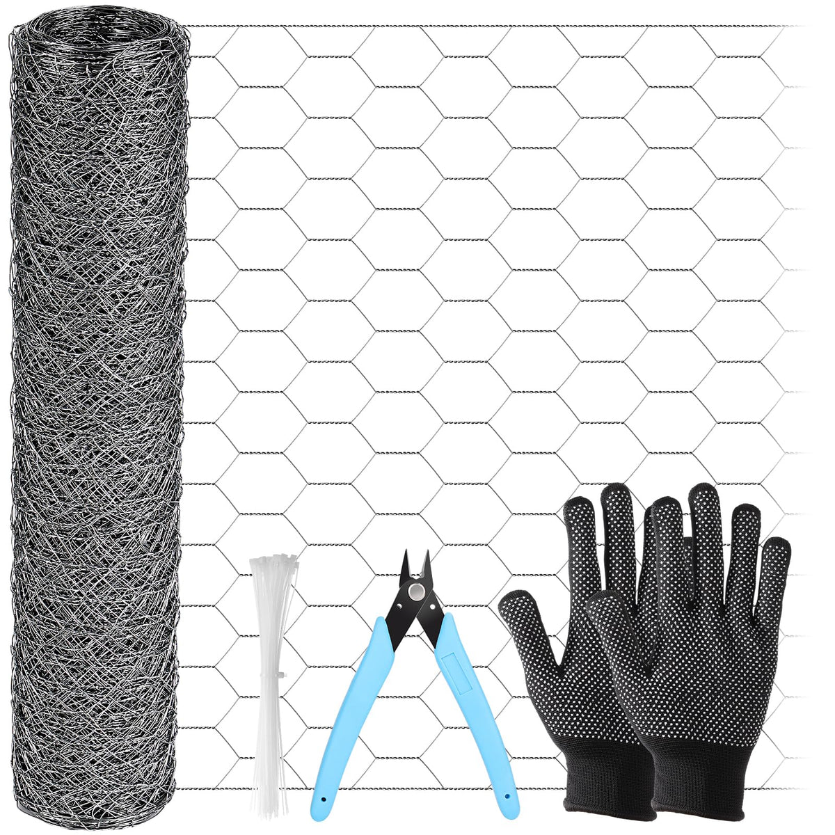 ROADPLUM chicken wire mesh 157in roll ready for versatile garden fencing and DIY