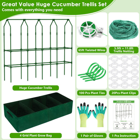 ROADPLUM heavy-duty climbing netting withstands heavy crops.
