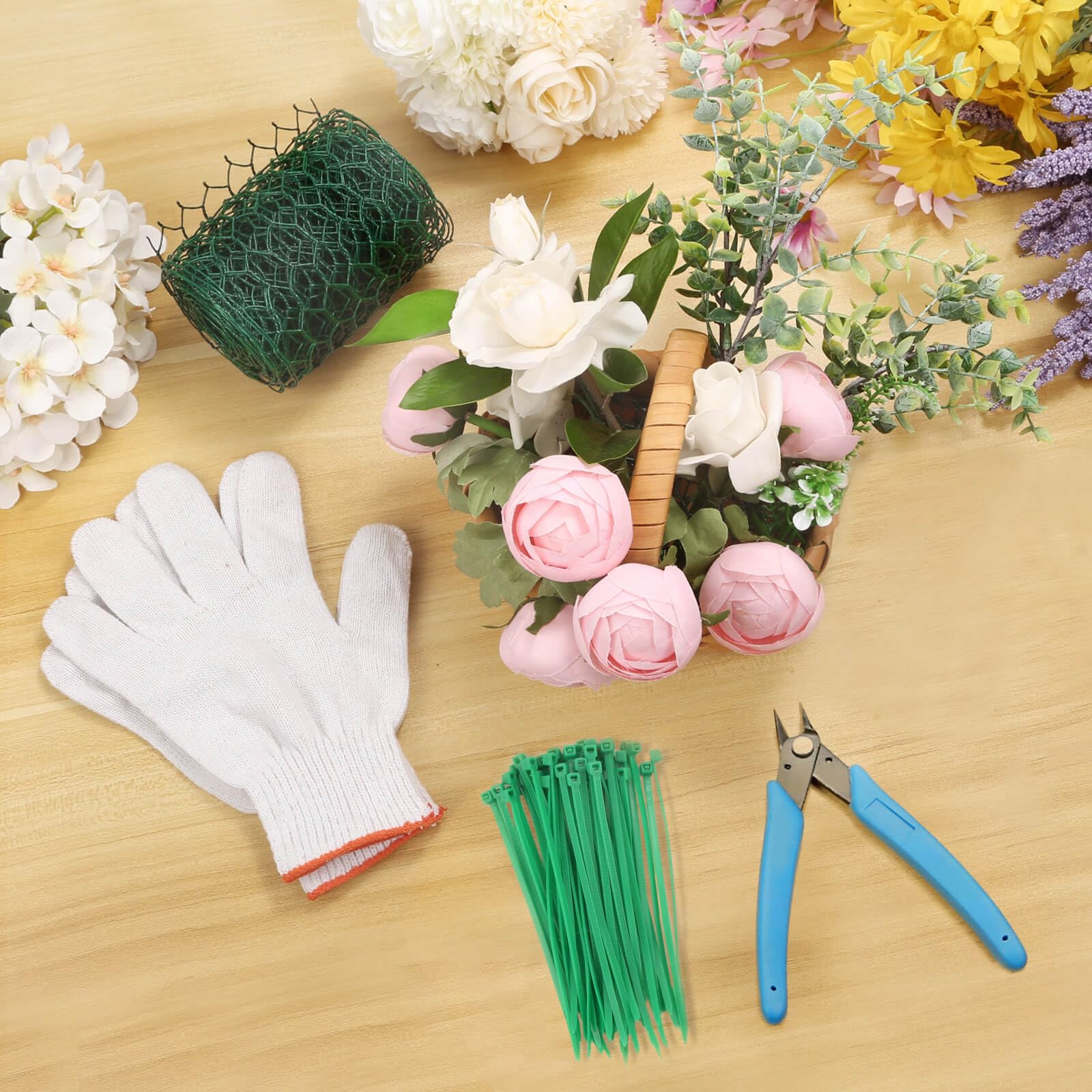 ROADPLUM ready-to-use kit with scissors and ties speeds up projects.