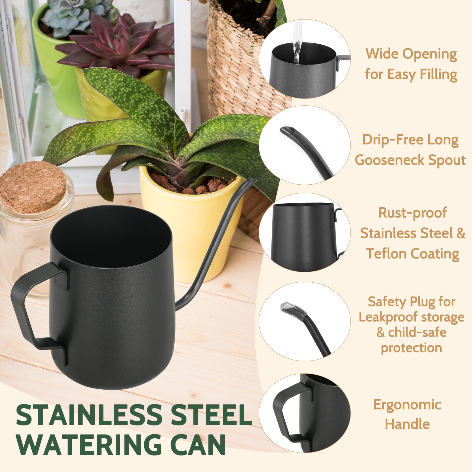 Roamall black finish complements modern, rustic, and minimal decor.