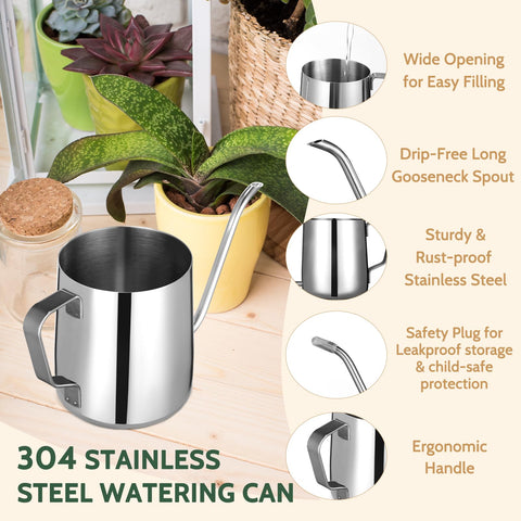 Roamall compact watering can for desk plants