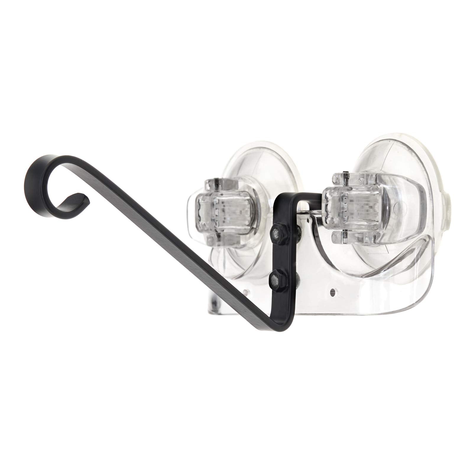 Roamwild window-mounted bird feeder bracket with dual suction cups for secure outdoor placement