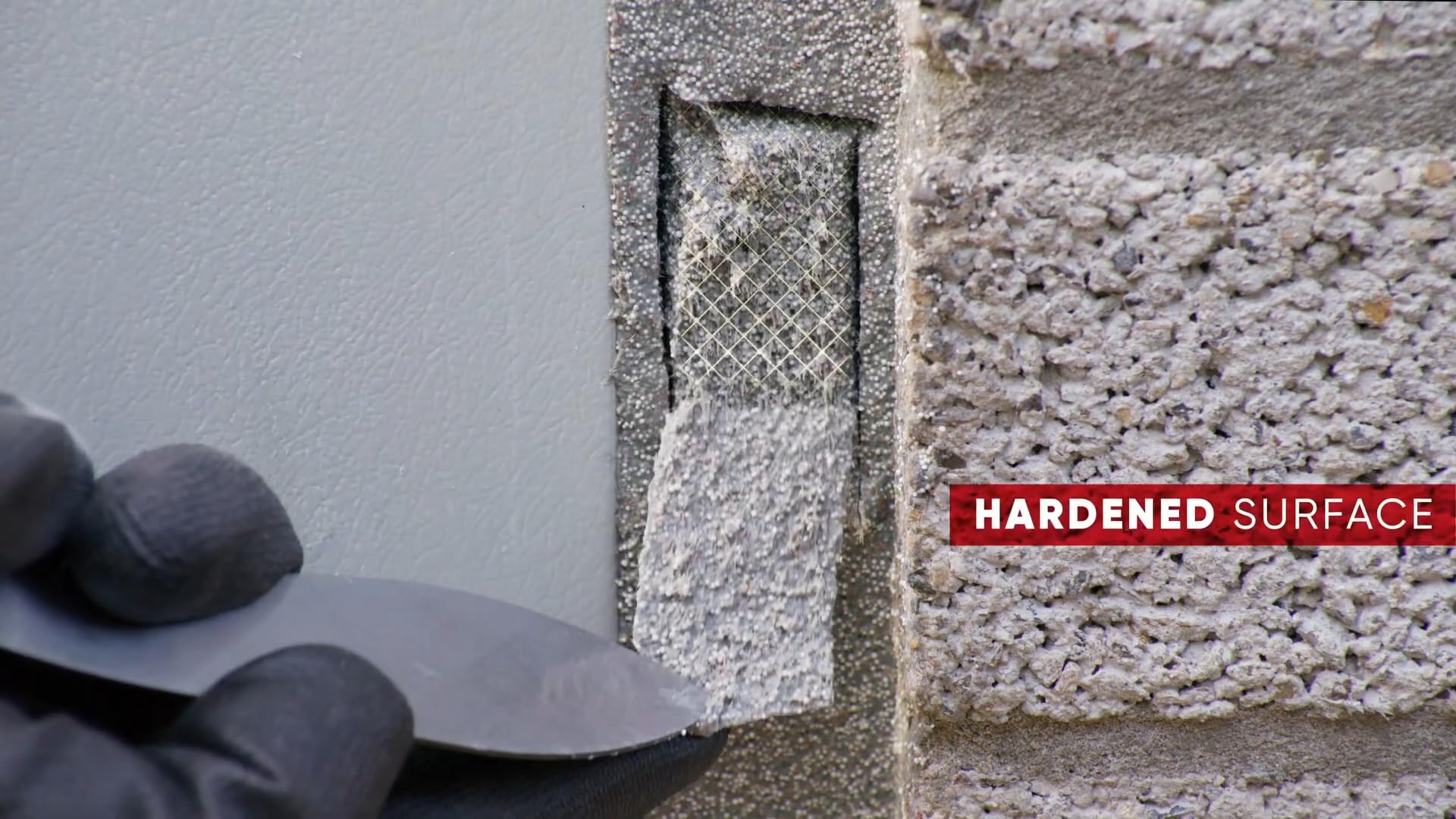 Roban Barrier exterior application demonstrates a waterproof weather barrier.