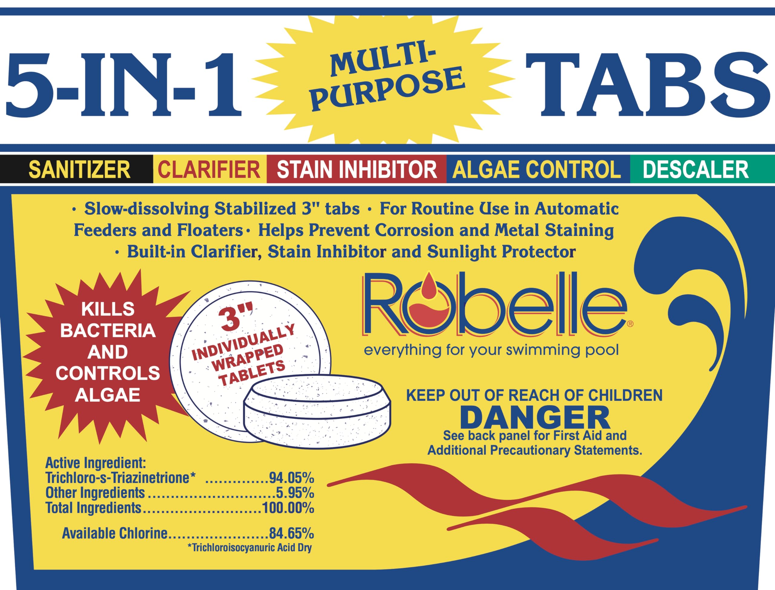 Robelle algae-control action highlighting preventive algae management.