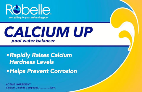 Robelle Calcium Up being poured around pool perimeter during circulation