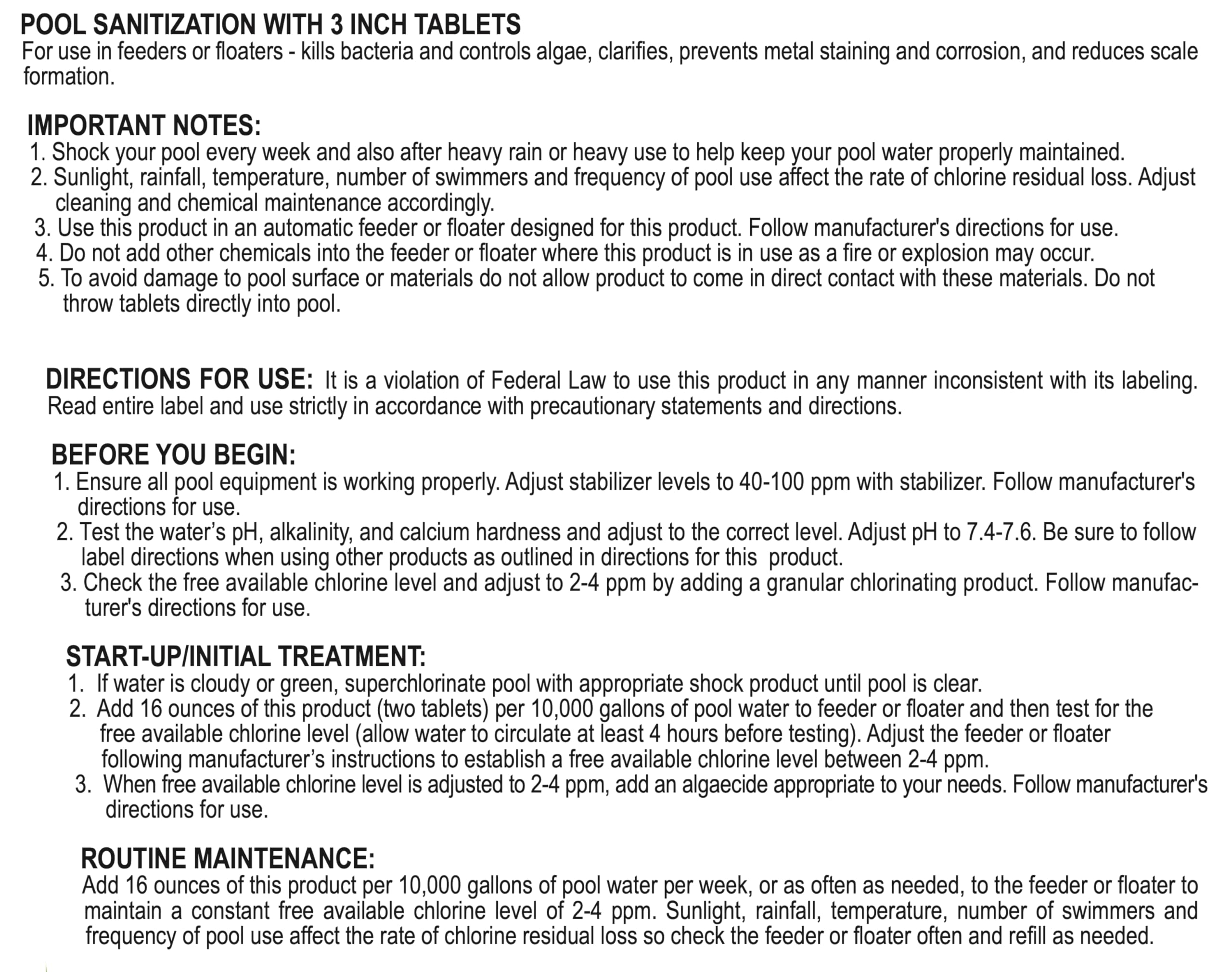 Robelle water-clarification effect for clearer pool water.