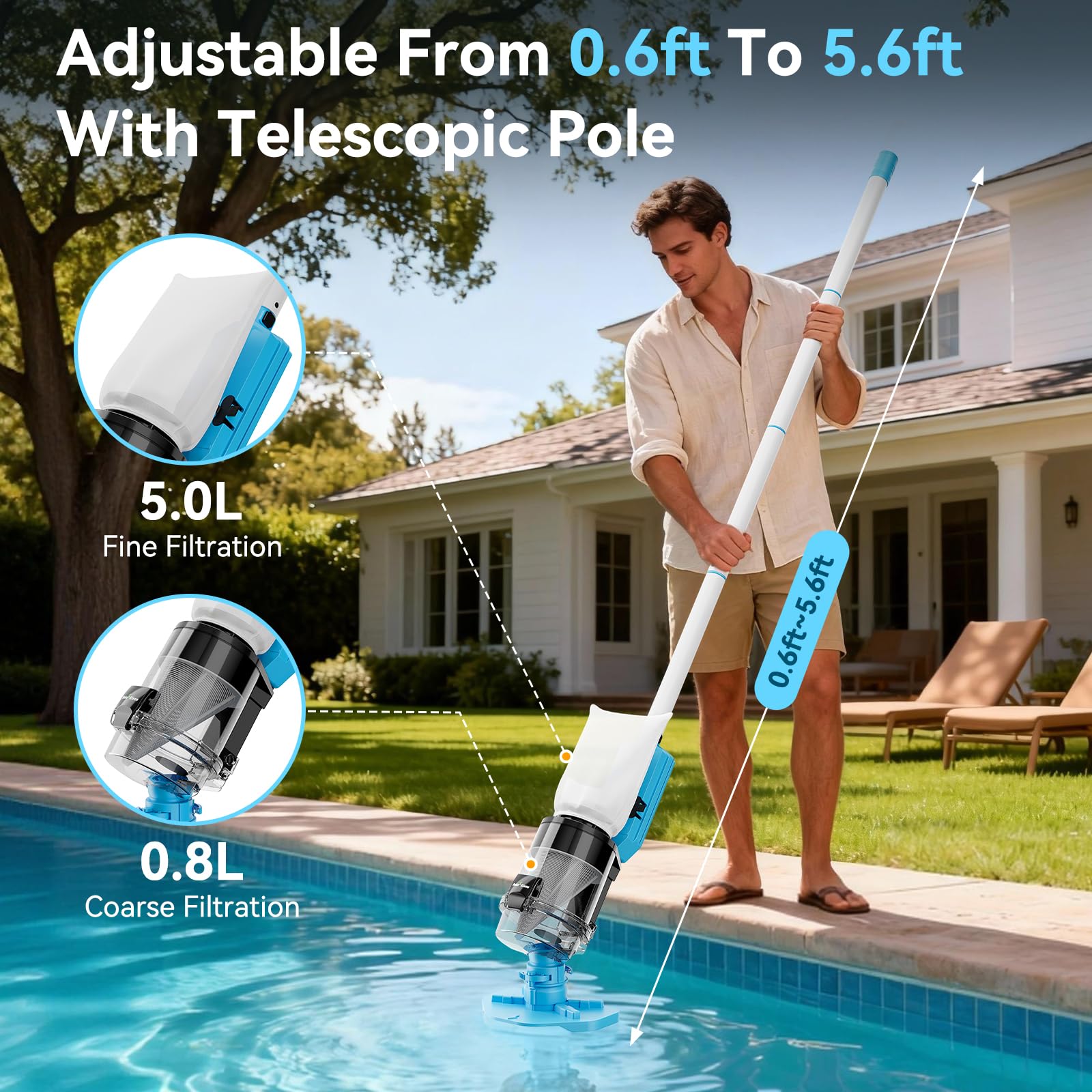 Robokleen 1-hour runtime supports cordless cleaning sessions